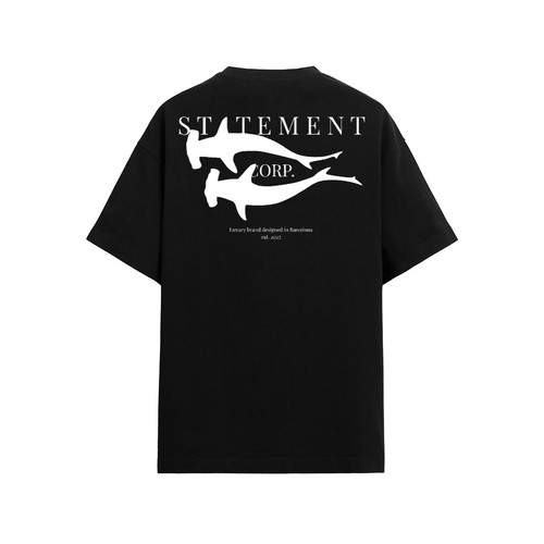 Black "Sharks" Tee
