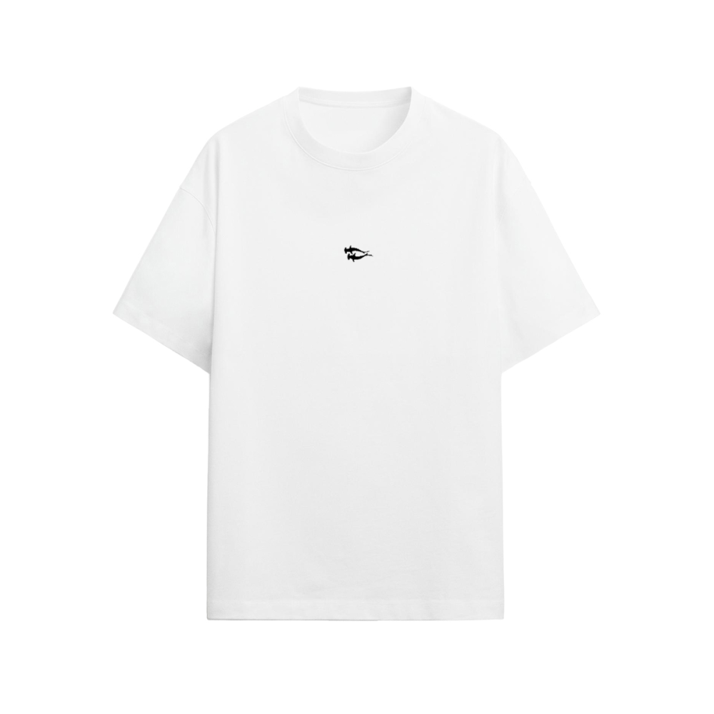 White "Sharks" Tee