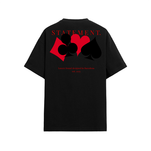 Black "Poker" Tee