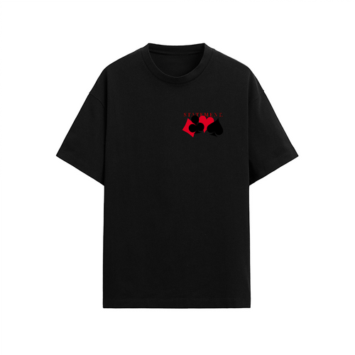 Black "Poker" Tee
