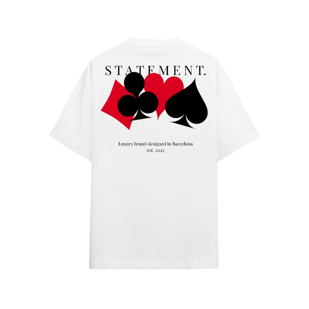 White "Poker" Tee