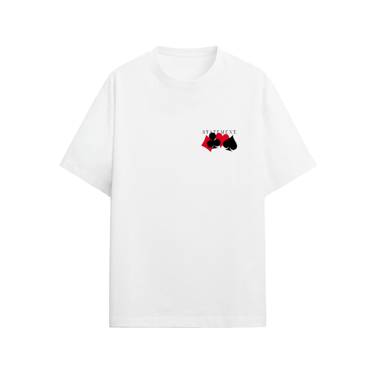 White "Poker" Tee