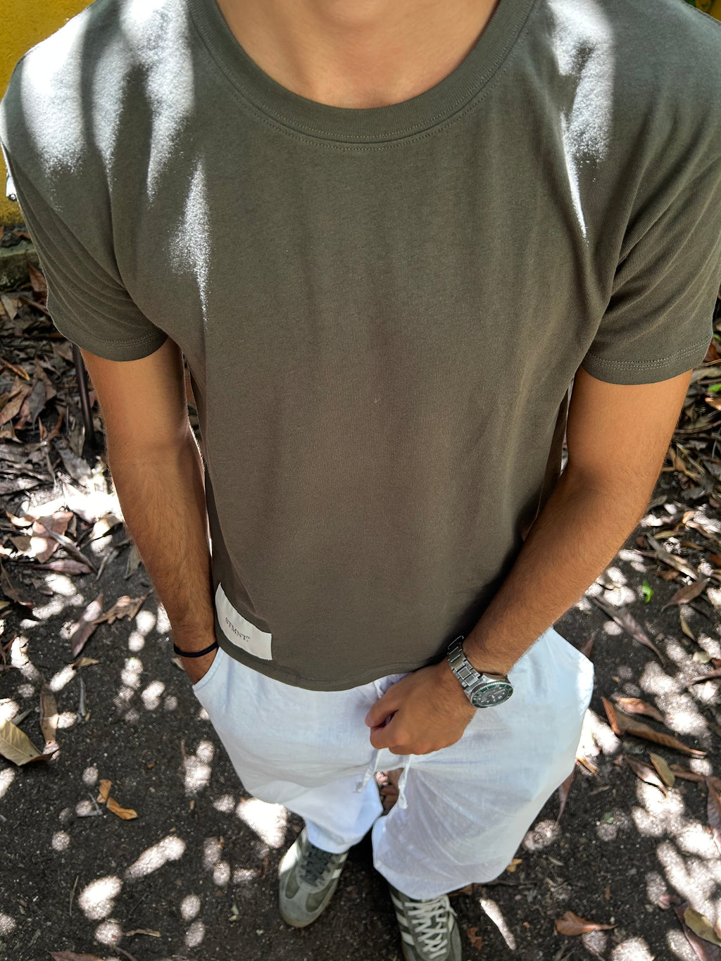 The Slim fit Tee      [Forest green]