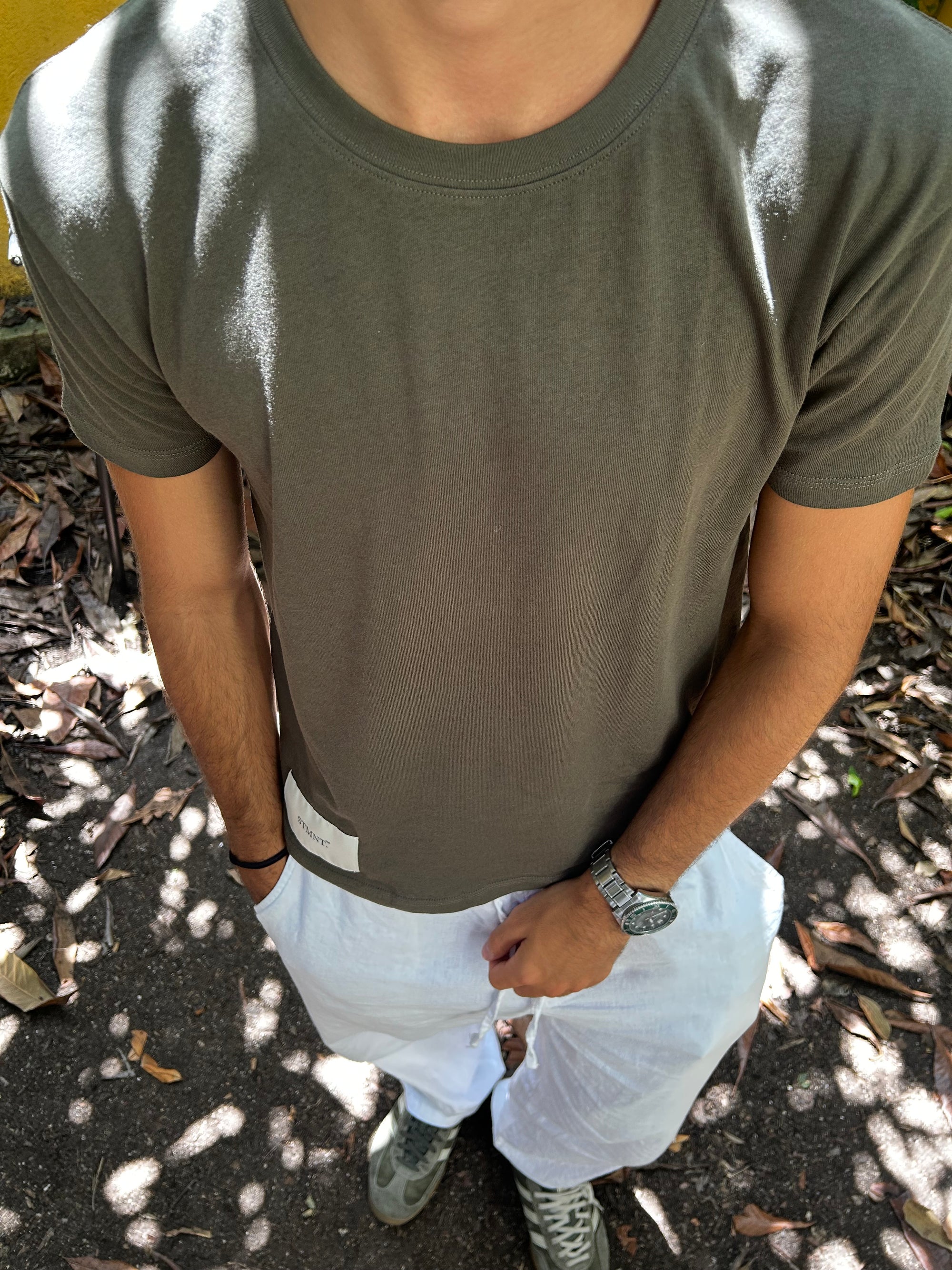 The Slim fit Tee      [Forest green]