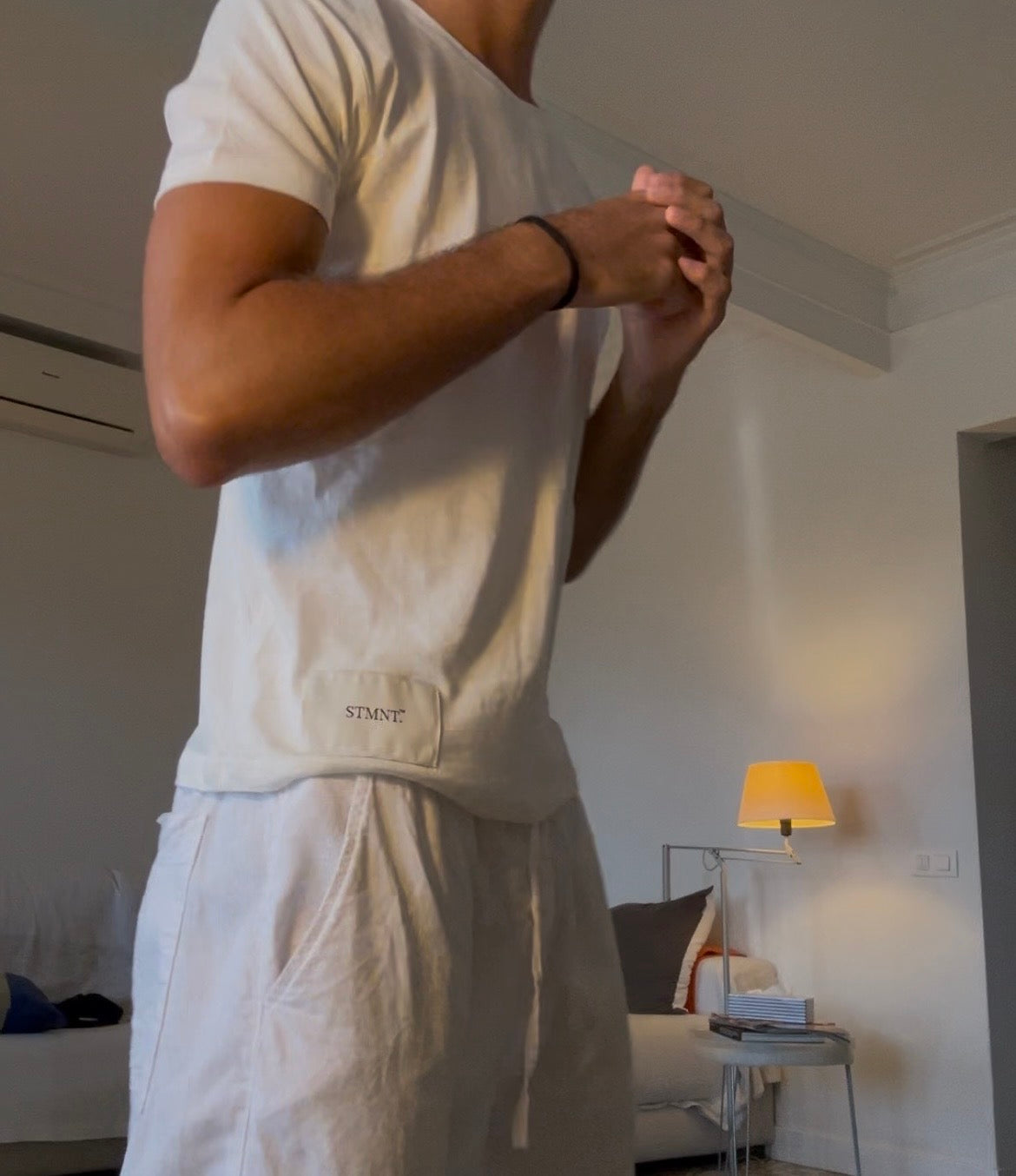 The Slim fit Tee        [Ivory]