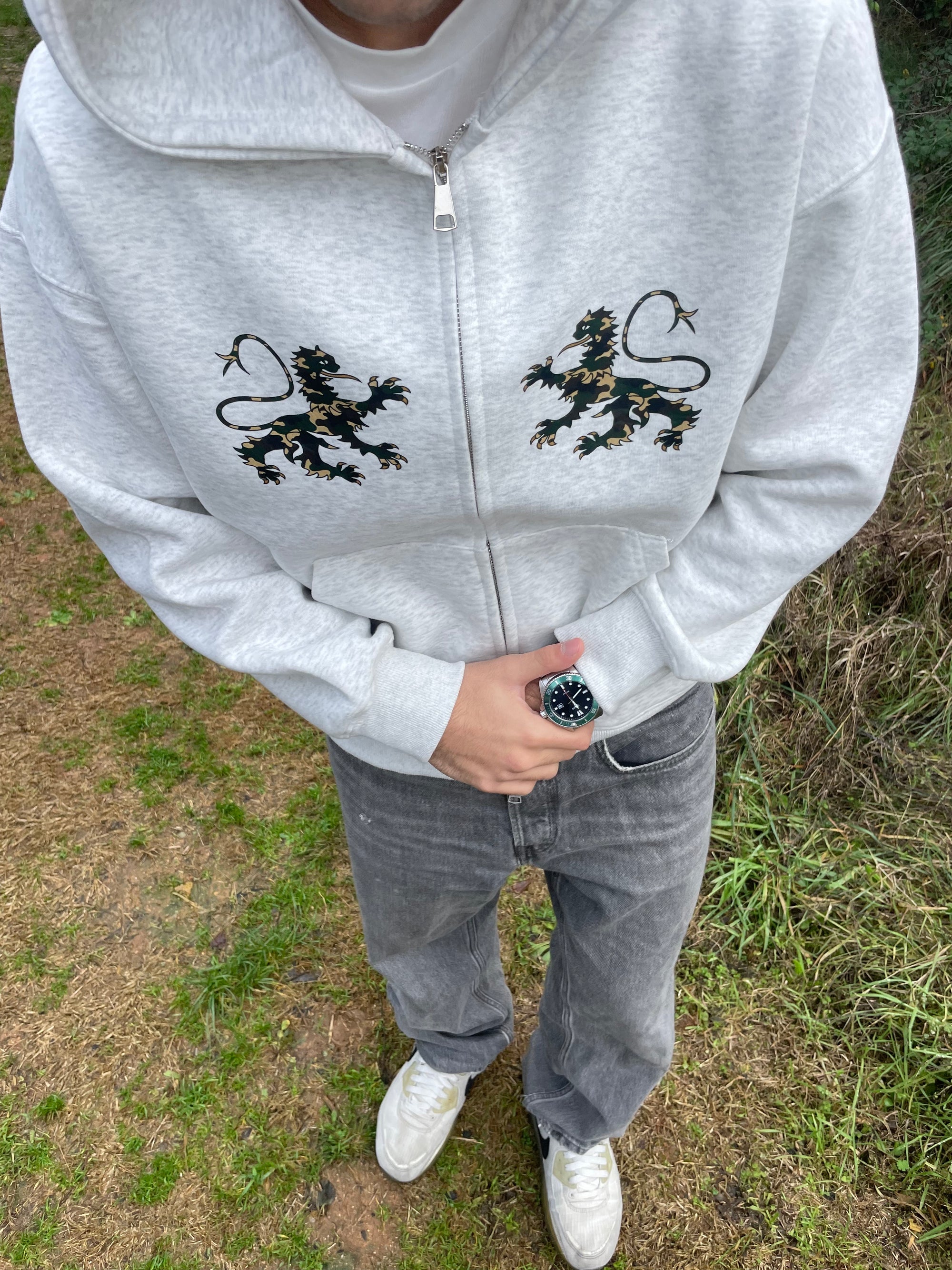 Zip "Lion" hoodie