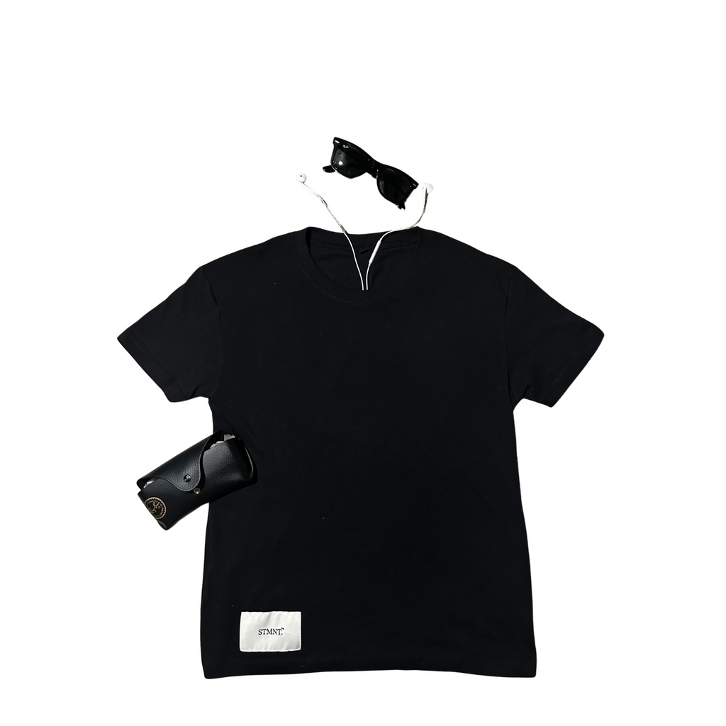 The Slim fit Tee       [Jet black]