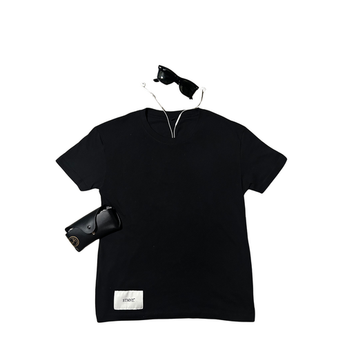 The Slim fit Tee       [Jet black]
