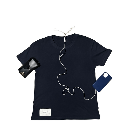 The Slim fit Tee        [Navy blue]